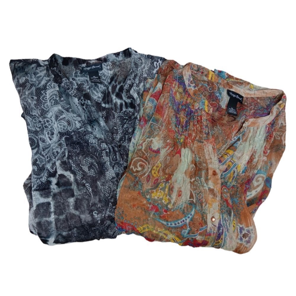 Bundle of 2 Maggie Barnes Tops 3X